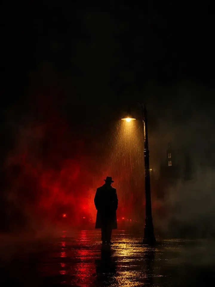 诡门夜雨 — 悬疑短剧封面，主演陆行舟、白露、程砚